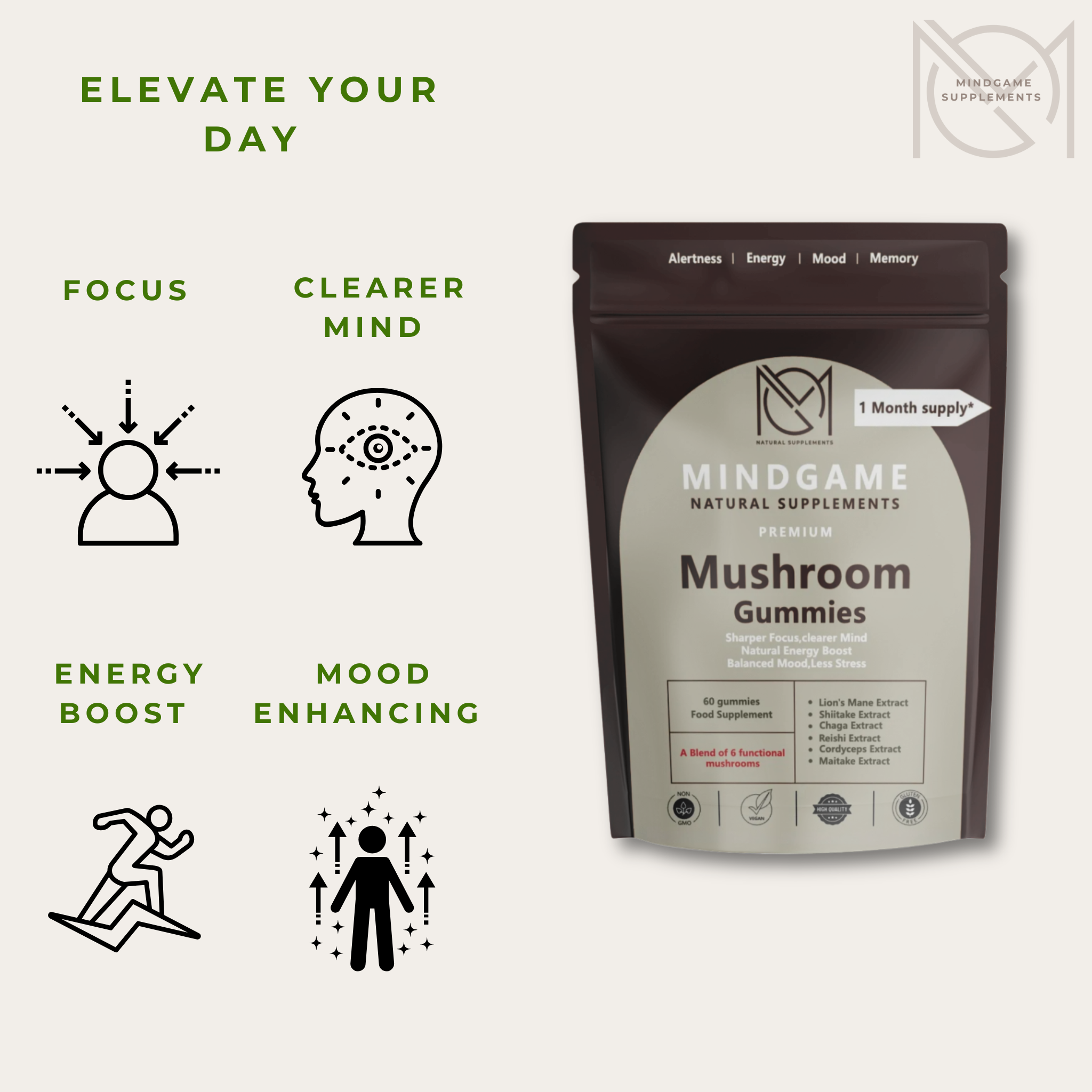 Premium Mushroom Gummy